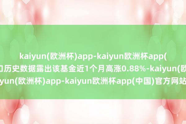kaiyun(欧洲杯)app-kaiyun欧洲杯app(中国)官方网站-登录入口历史数据露出该基金近1个月高涨0.88%-kaiyun(欧洲杯)app-kaiyun欧洲杯app(中国)官方网站-登录入口
