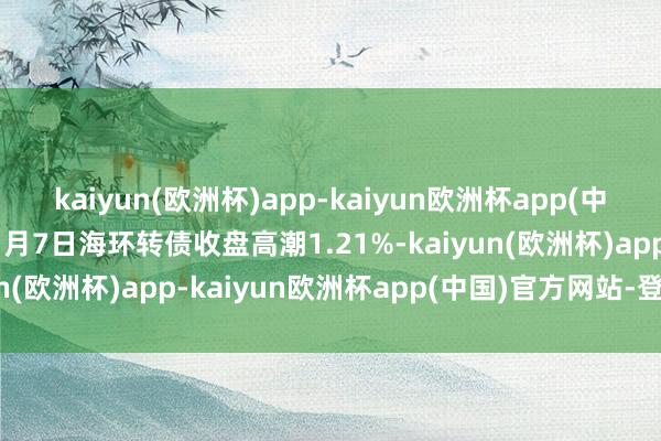 kaiyun(欧洲杯)app-kaiyun欧洲杯app(中国)官方网站-登录入口1月7日海环转债收盘高潮1.21%-kaiyun(欧洲杯)app-kaiyun欧洲杯app(中国)官方网站-登录入口