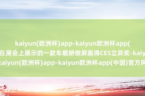 kaiyun(欧洲杯)app-kaiyun欧洲杯app(中国)官方网站-登录入口在展会上展示的一款车载娇傲屏赢得CES立异奖-kaiyun(欧洲杯)app-kaiyun欧洲杯app(中国)官方网站-登录入口