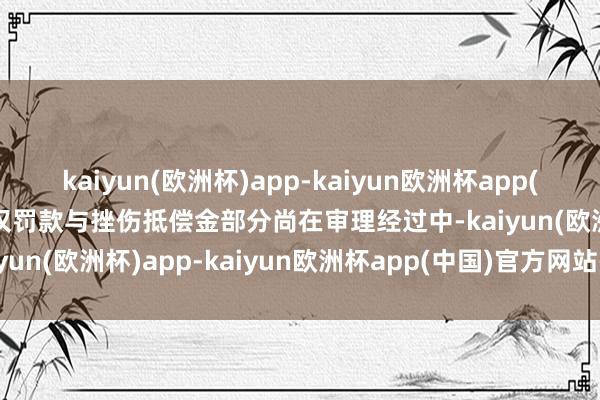 kaiyun(欧洲杯)app-kaiyun欧洲杯app(中国)官方网站-登录入口仅罚款与挫伤抵偿金部分尚在审理经过中-kaiyun(欧洲杯)app-kaiyun欧洲杯app(中国)官方网站-登录入口