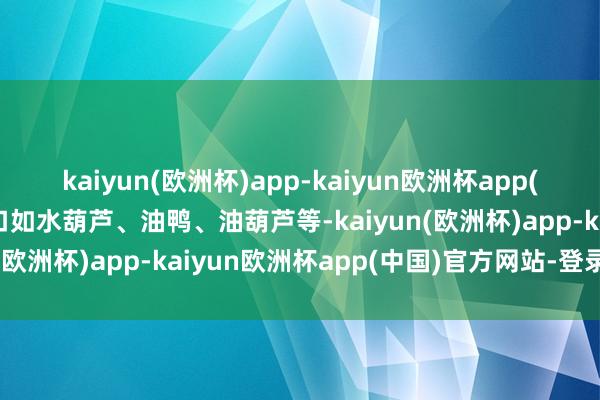 kaiyun(欧洲杯)app-kaiyun欧洲杯app(中国)官方网站-登录入口如水葫芦、油鸭、油葫芦等-kaiyun(欧洲杯)app-kaiyun欧洲杯app(中国)官方网站-登录入口