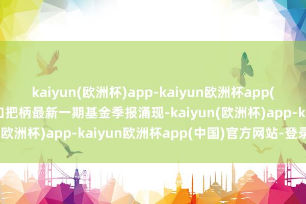 kaiyun(欧洲杯)app-kaiyun欧洲杯app(中国)官方网站-登录入口把柄最新一期基金季报涌现-kaiyun(欧洲杯)app-kaiyun欧洲杯app(中国)官方网站-登录入口