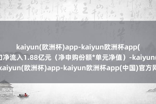 kaiyun(欧洲杯)app-kaiyun欧洲杯app(中国)官方网站-登录入口净流入1.88亿元（净申购份额*单元净值）-kaiyun(欧洲杯)app-kaiyun欧洲杯app(中国)官方网站-登录入口