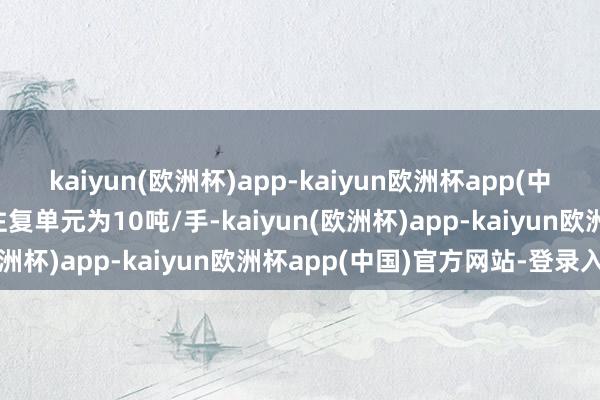 kaiyun(欧洲杯)app-kaiyun欧洲杯app(中国)官方网站-登录入口往复单元为10吨/手-kaiyun(欧洲杯)app-kaiyun欧洲杯app(中国)官方网站-登录入口