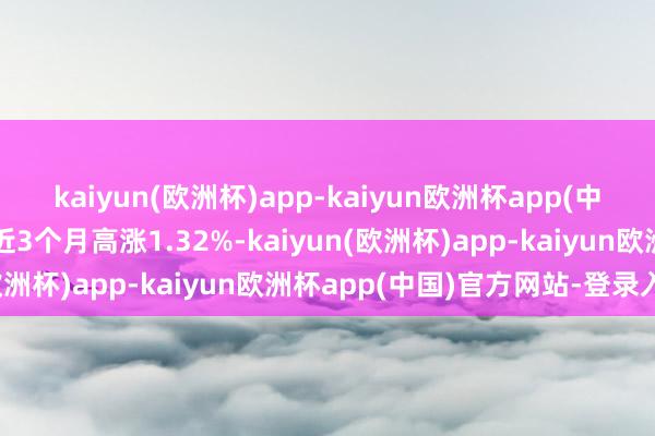 kaiyun(欧洲杯)app-kaiyun欧洲杯app(中国)官方网站-登录入口近3个月高涨1.32%-kaiyun(欧洲杯)app-kaiyun欧洲杯app(中国)官方网站-登录入口